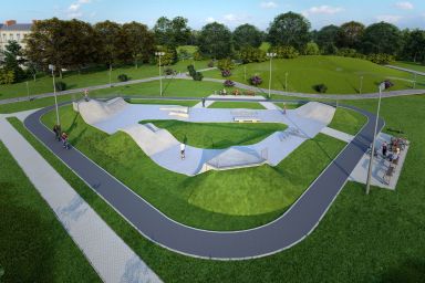 Projekt skateparku betonowego - Kutno