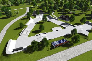 Projekt skateparku betonowego - Iżewsk