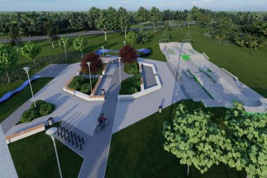 Projekt skateparku betonowego - Włodawa
