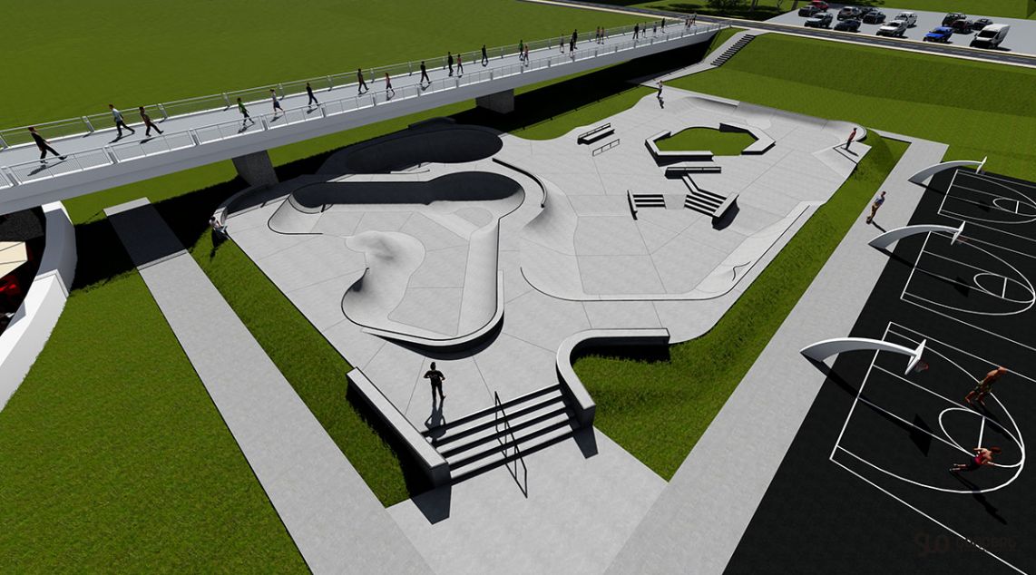 Projekt skateparku dla Wilna