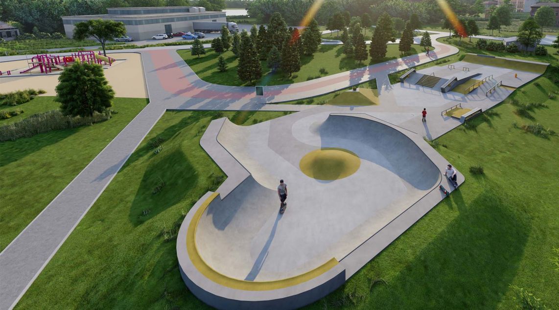 Projekt skateparku - Sępólno Krajeńskie 