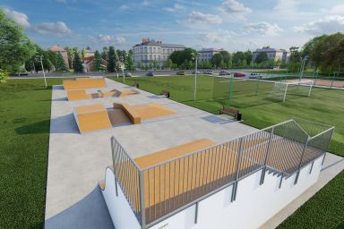 Projekt skateparku modułowego - Szczucin