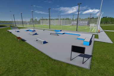 Projekt skateparku - Torzym