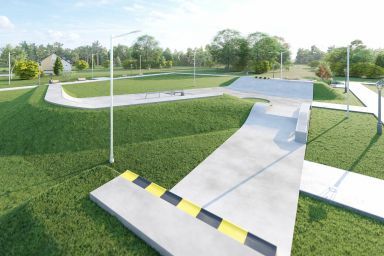 Projekt skateparku betonowego Ścinawa 