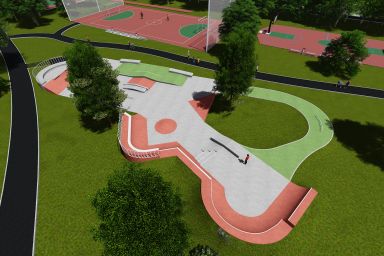 Projekt skateparku - Kraków - Park Jordana