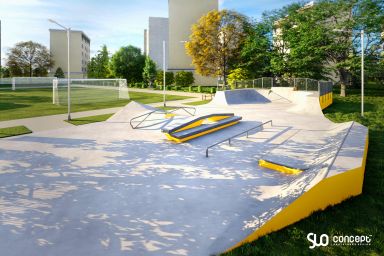 Projekt skateparku betonowego - Chełmno