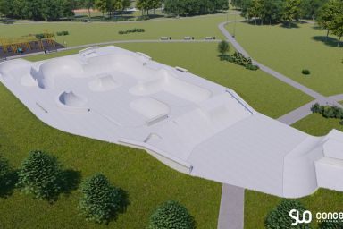 Projekt skateparku w Słomnikach