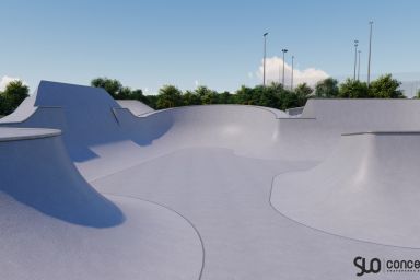 Projekt skateparku w Słomnikach