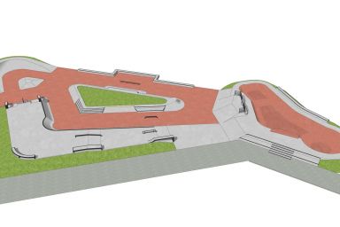 Projekt skateparku - Szczecin (os. Majowe)