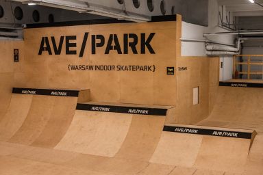 Kryty skatepark w Warszawie - Ave Park