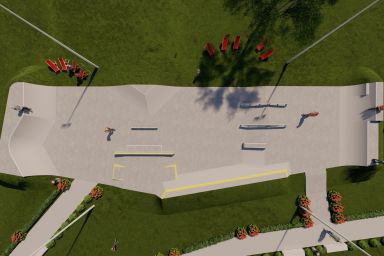 Projekt skateparku betonowego - Chojnów