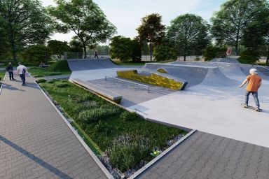 Projekt skatepark betonowego - Brzesko