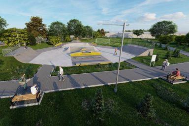 Projekt skatepark betonowego - Brzesko