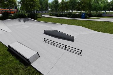 Projekt skateparku - Żelechlinek