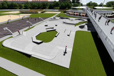 Projekt skateparku - Wilno
