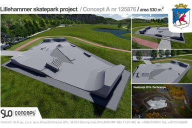 Projekt skateparku - Lillehammer