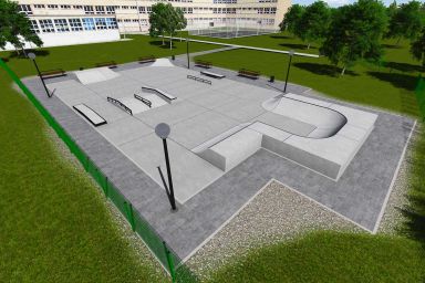 Projekt skateparku - Milówka