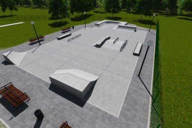 Projekt skateparku - Milówka