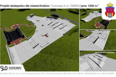 Projekt skateparku - Kraków