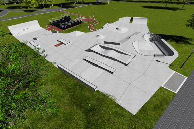 Projekt skateparku - Kraków