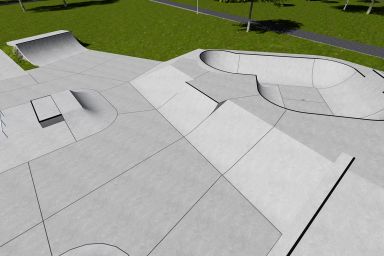 Projekt skateparku - Kraków