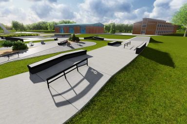 Projekt skateparku - Chorzów