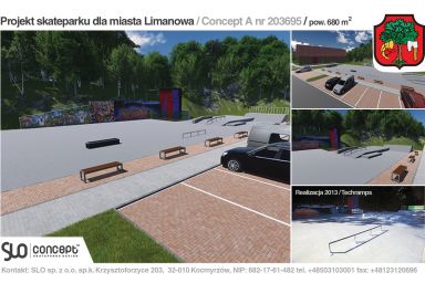 Projekt skateparku - Limanowa