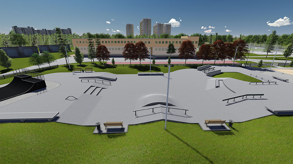 Projekty skateparków