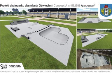 Projekt skateparku - Oświęcim