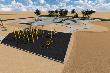 Projekt skateparku betonowego - El Gouna