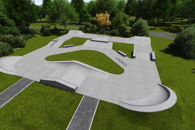 Projekt skateparku - Głogówek