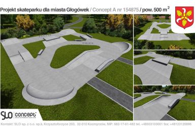 Projekt skateparku - Głogówek