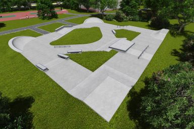 Projekt skateparku - Głogówek