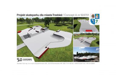 Projekt skateparku - Trzebież