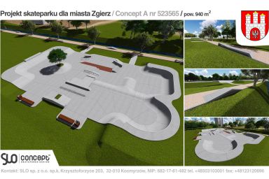 Projekt skateparku - Zgierz