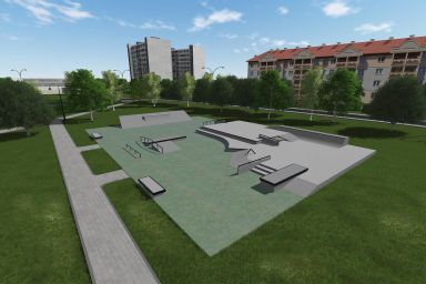 Projekt skateparku - Działdowo