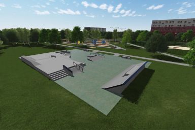 Projekt skateparku - Działdowo