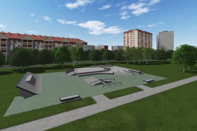 Projekt skateparku - Działdowo