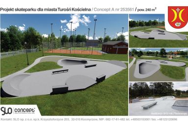 Projekt skateparku - Turośń Kościelna