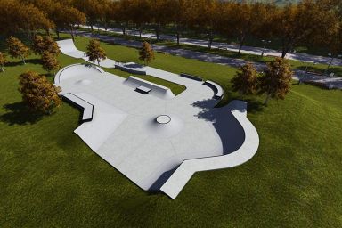 Projekt skateparku - Katowice