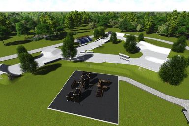 Projekt skateparku betonowego - Iżewsk