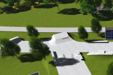 Projekt skateparku betonowego - Iżewsk