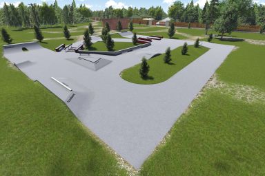 Projekt skateparku betonowego  - Przysucha