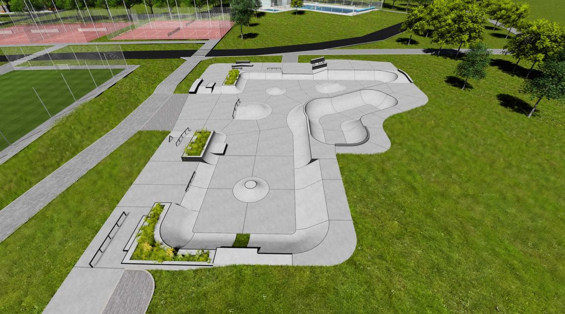 Projekty skateparków