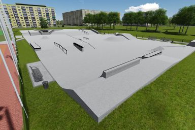 Projekt skateparku - Wolsztyn