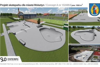 Projekt skateparku - Wolsztyn