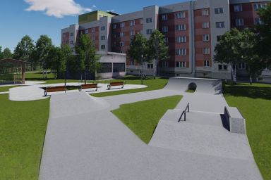 Projekt skateparku betonowego - Przemyśl