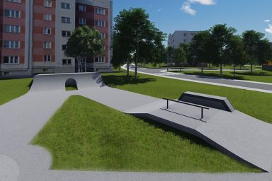 Projekt skateparku betonowego - Przemyśl