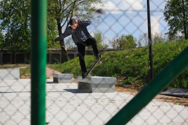 Projekt skateparku betonowego - Stopnica