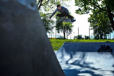 Projekt skateparku betonowego - Stopnica